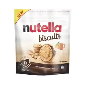 Woolworths Nutella biscuits 193g offer