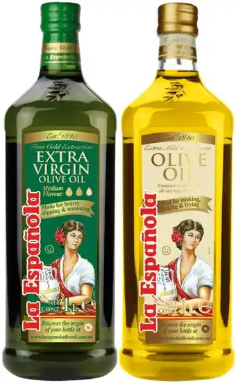 Coles La española olive oil 1 litre offer