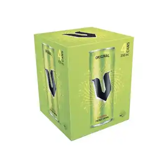 Woolworths V energy drink 4 x 250ml offer