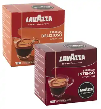 Coles Lavazza a modo mio coffee capsules 16 pack offer