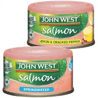 Woolworths John west salmon tempters 95g offer