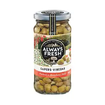 Woolworths Always fresh capers in vinegar 230g offer