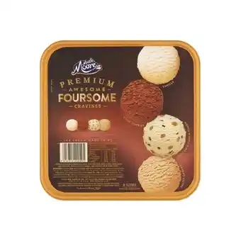 Woolworths Much moore ice cream tub 2 litre offer