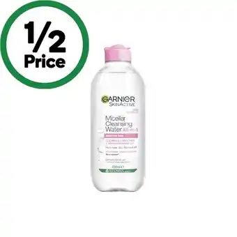 Woolworths Garnier micellar cleansing water 400ml offer