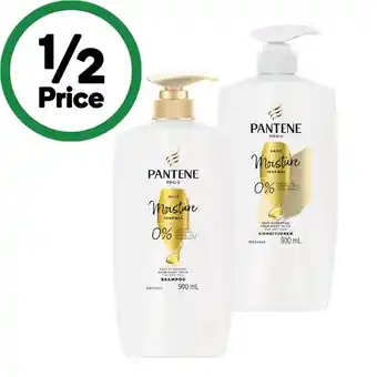 Woolworths Pantene pro-v shampoo or conditioner 900ml offer