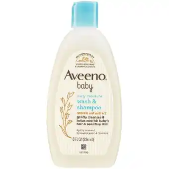 Woolworths Aveeno baby wash & shampoo 236ml offer