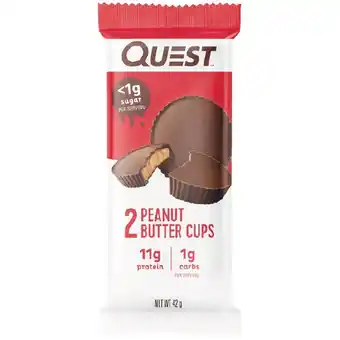 Woolworths Quest peanut butter cups 42g offer