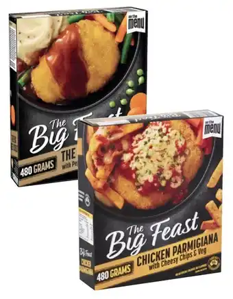 Coles On the menu big feast meal 480g offer