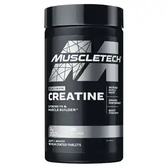 Woolworths Muscle tech creatine tablets pk 90 offer