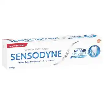 Woolworths Sensodyne repair & protect toothpaste 100g offer