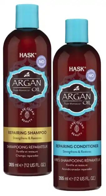 Coles Hask shampoo or conditioner 355ml offer