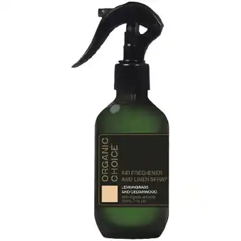 Woolworths Organic choice air freshener 200ml offer