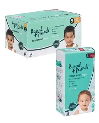 Coles Rascal + friends bulk nappies 26 pack-54 pack offer