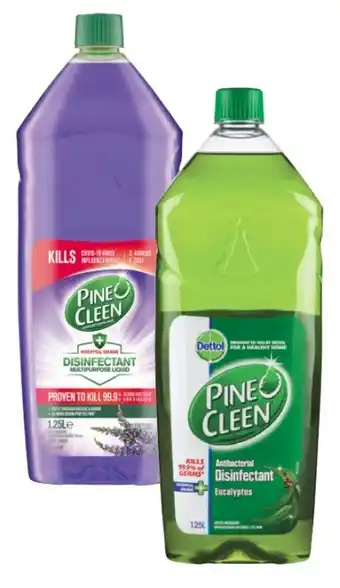 Coles Pine o cleen disinfectant multipurpose liquid 1.25 litre offer