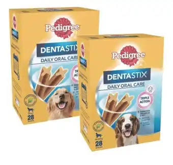 Coles Pedigree dentastix 28 pack offer