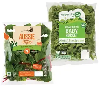 IGA Community co aussie salad mix 120g or baby rocket offer