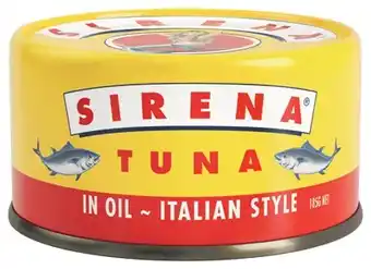 IGA Sirena tuna 185g offer