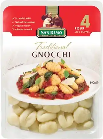 IGA San remo traditional gnocchi 500g offer