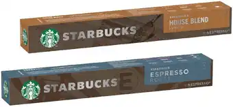 IGA Starbucks by nespresso capsules offer