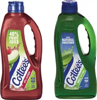 Cottee’s cordial