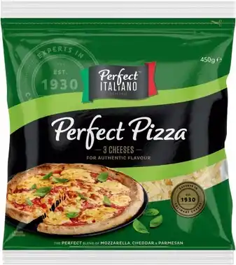 IGA Perfect italiano grated cheese 450g offer