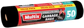 IGA Multix 56 litre extra wide garbage bags 50 pack offer