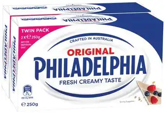 IGA Philadelphia original cream cheese block offer