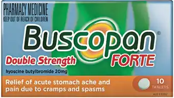 Buscopan forte 10 tablets