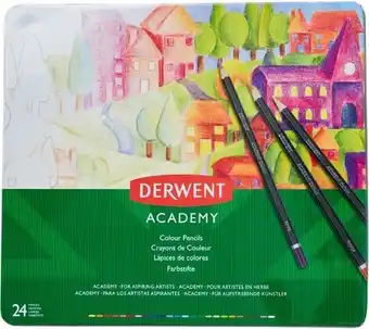 BIG W Derwent academy 24-pack colour pencils offer