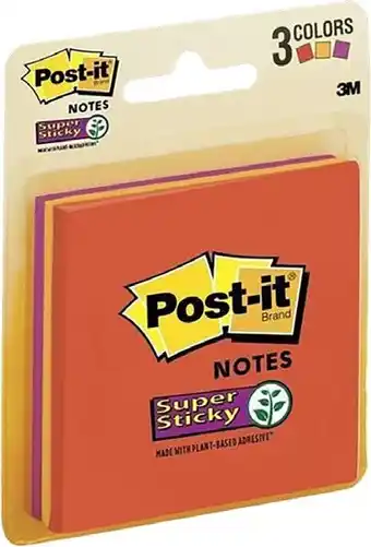 BIG W Post-it 3-pack super sticky notes offer