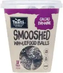 Tasti Smooshed Wholefoods Balls Cacao Brownie 207g