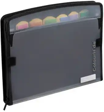 BIG W Colourh.de zip-it expanding file - black offer
