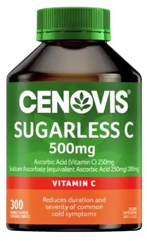 Coles Cenovis sugarless c 500mg 300 pack offer
