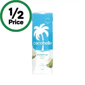 Woolworths Cocobella coconut water 1 litre offer
