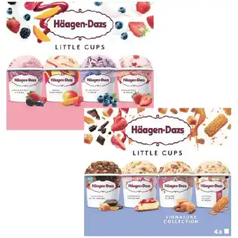 Woolworths Haagen-dazs mini cups 380ml pk 4 offer
