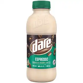 Woolworths Dare iced coffee 500ml offer