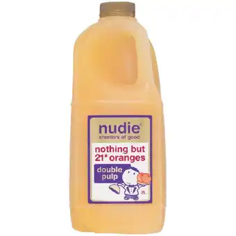 Woolworths Nudie gold juice 2 litre offer