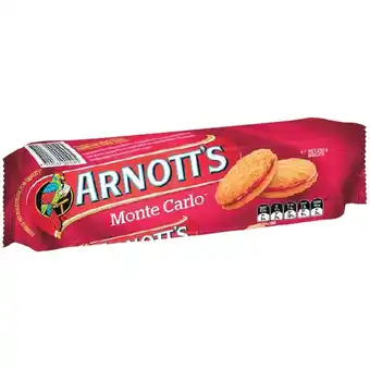 Woolworths Arnott’s cream biscuits 200-250g, arnott’s iced vovo 210g or arnott’s venetian biscuits 200g offer