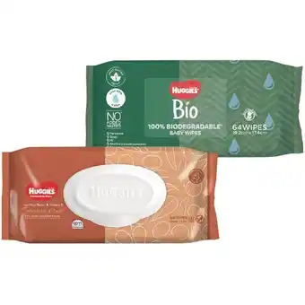 Woolworths Huggies baby wipes pk 64 offer
