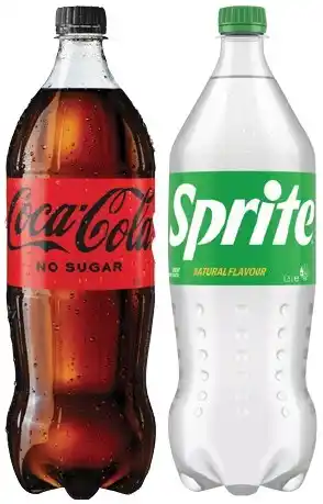 IGA Coca‑cola, sprite, fanta or mount franklin 1.25 litre selected varieties offer