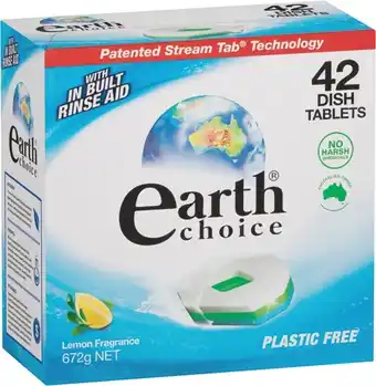 IGA Earth choice dishwashing tablets 42 pack offer
