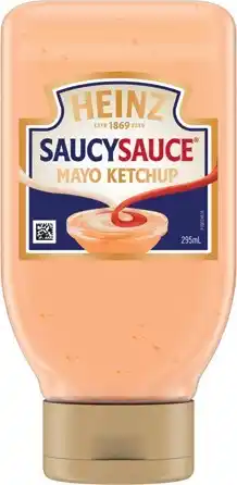 IGA Heinz saucy sauce mayo ketchup 295ml offer