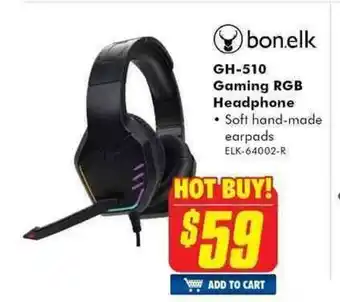 The Good Guys Bon.elk - GH-510 Gaming RGB Headphone offer