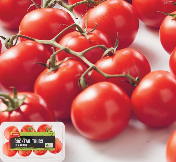 Coles Australian Cocktail Tomatoes 250g Pack offer at Coles