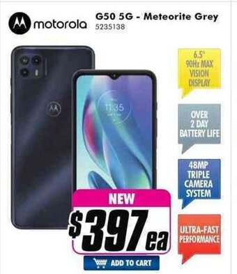 The Good Guys Motorola G50 5G - Meteorite Grey offer