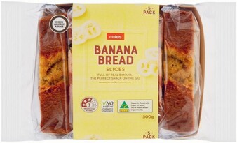 Coles Coles 5 Pack Slices 500g Varieties offer