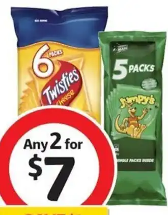 Coles Twisties offer