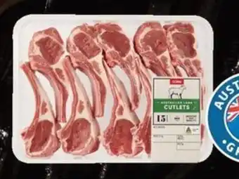 Coles Coles Australian Lamb Cutlets offer