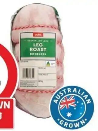 Coles Coles Australian Lamb Boneless Leg Roast offer
