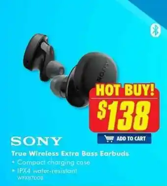 The Good Guys Sony - True Wireless Extra Bass Earbuds offer